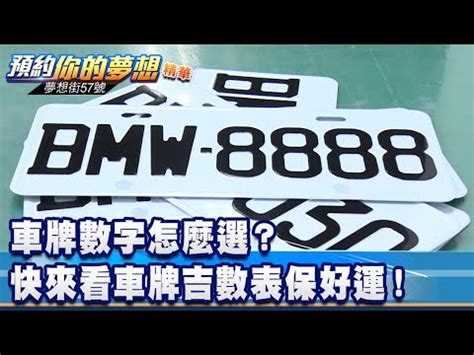 車牌怎麼選|車牌怎麼選比較好？唸起來順口、看起來順眼即可